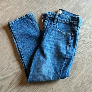 NWOT Madewell Petite Classic Straight Leg Jean
